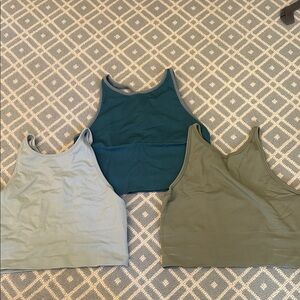 Athleta Women's Tank Tops in Blue, Green, and Gray